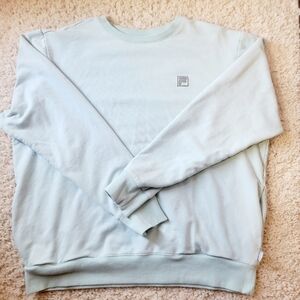 FILA mint green long-sleeved sweater w pockets Size L